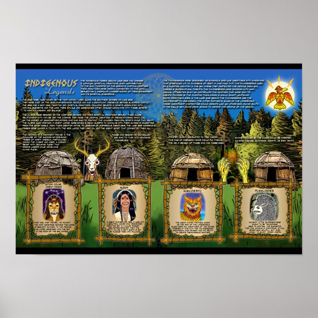 Indigenous Poster Erie Lake Erie Official Merch (Front)