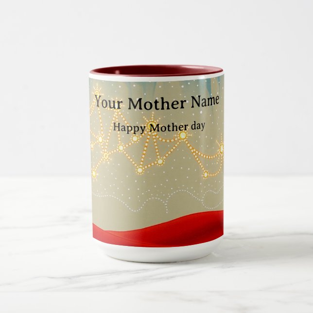Indigenous Starlit Campfire Constellation Light Mug (Center)