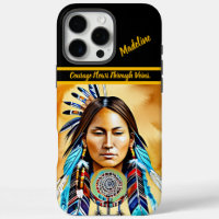 Indigenous Warrior Adorned: Native Flair