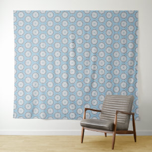 Indigenous Winter Bloom Tapestry