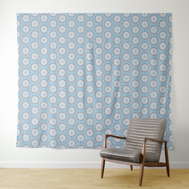 Indigenous Winter Bloom Tapestry (In Situ (Horizontal))