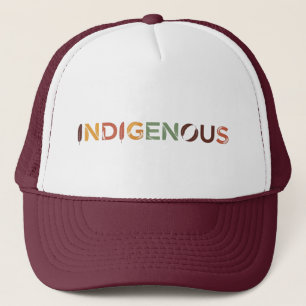 Indigenous with Feathers - Cultural Heritage Trucker Hat
