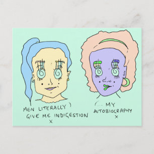 Indigestion Postcard Print #overheard