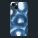 Indigio Watercolor Print Circles iPhone 13 Case<br><div class="desc">Indigio Watercolor Print Circles. Artist: Grace Popp. Image ID: 153152FN.</div>