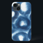 Indigio Watercolor Print Circles iPhone 13 Case<br><div class="desc">Indigio Watercolor Print Circles. Artist: Grace Popp. Image ID: 153152FN.</div>