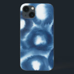 Indigio Watercolor Print Circles iPhone 13 Case<br><div class="desc">Indigio Watercolor Print Circles. Artist: Grace Popp. Image ID: 153152FN.</div>