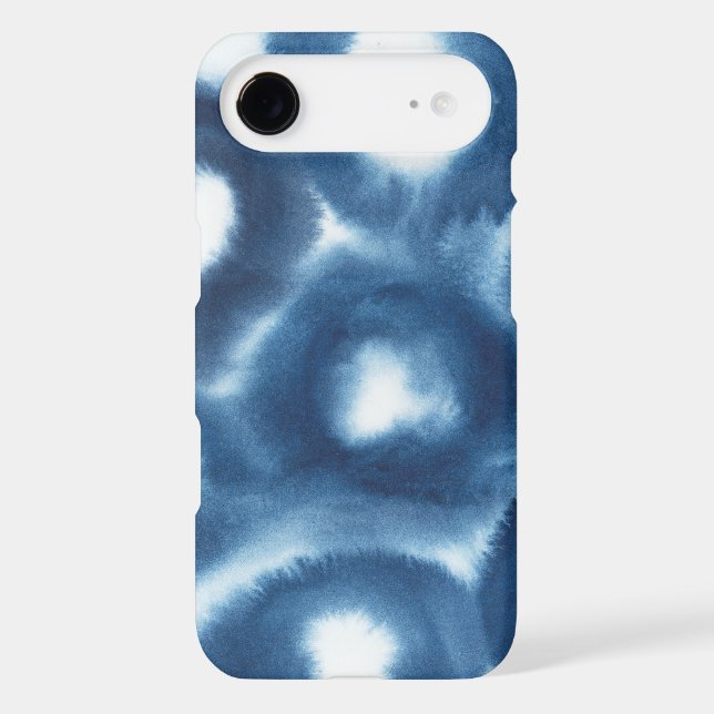 Indigio Watercolor Print Circles Case-Mate iPhone Case (Back)