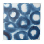 Indigio Watercolor Print Circles Tile<br><div class="desc">Indigio Watercolor Print Circles. Artist: Grace Popp. Image ID: 153152FN.</div>