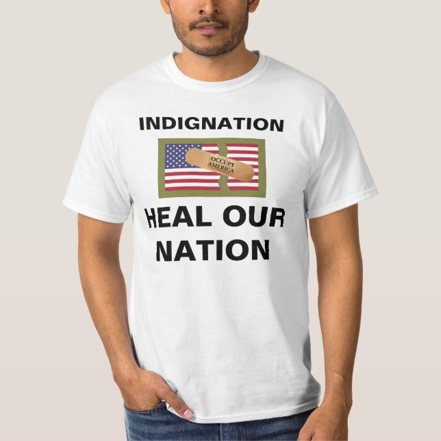 INDIGNATION HEAL OUR NATION T-Shirt (Front)