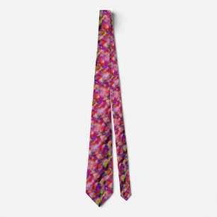 indigo and purple artwork tie