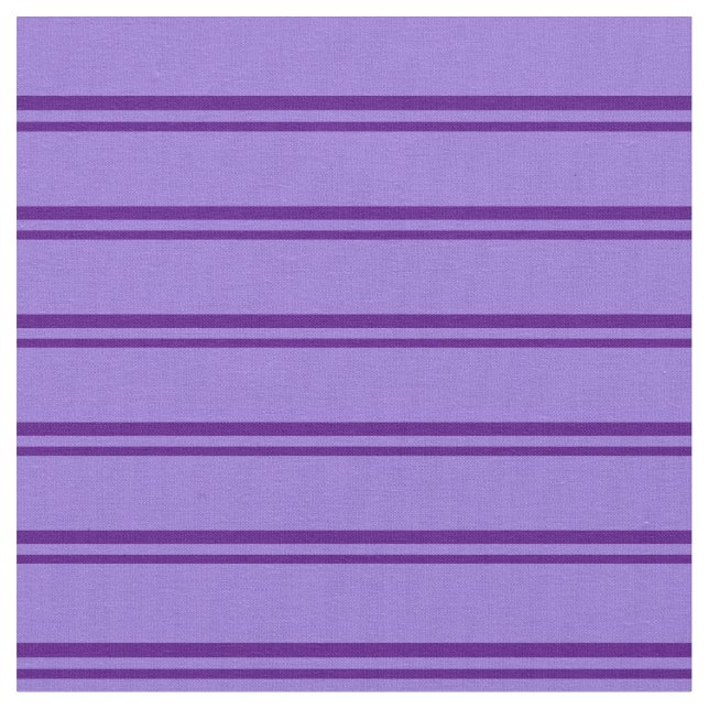 Indigo and Purple Coloured Lines Pattern Fabric (Close Up)