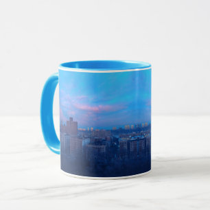 Indigo Awakenings, Sunrise Manhattan Mug