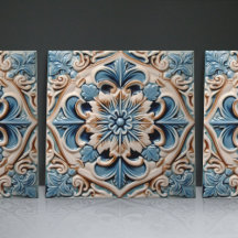 Indigo Azulejo Blue Portuguese Lisbon Decorative