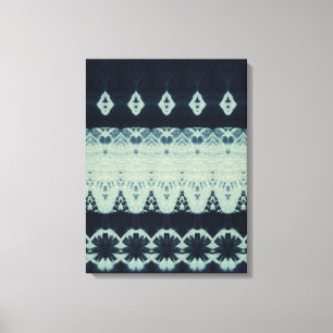 Indigo Beauty Shibori Canvas Print