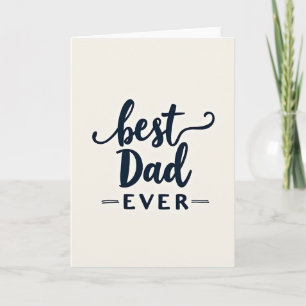 Indigo Best Dad Ever Card