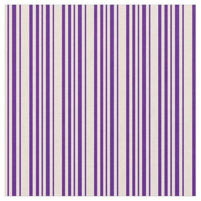 Indigo & Bisque Pattern Fabric (Close Up)