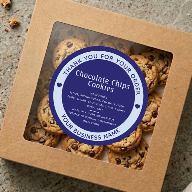 Indigo Blue Cottage Law Ingredient Baker Sticker (Creator Uploaded)