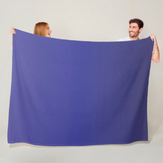 Indigo Blue Gradient Fleece Blanket