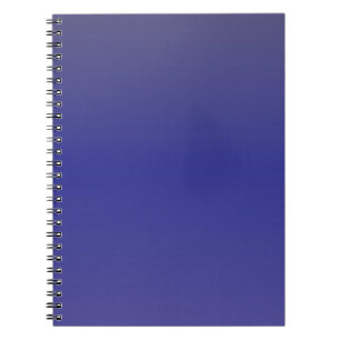 Indigo Blue Gradient Notebook