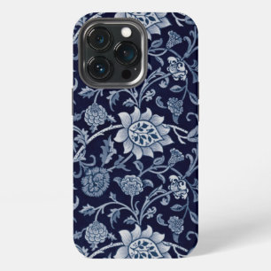 Indigo Blue Wildflower Meadow iPhone 13 Pro Case