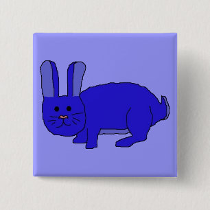 Indigo Bunny pin
