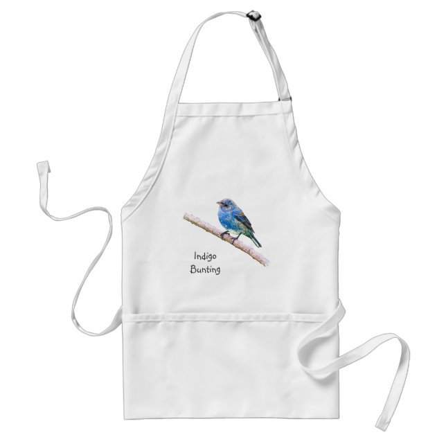 Indigo Bunting Image Standard Apron (Front)