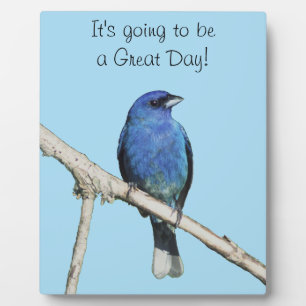 Indigo Bunting Plaque