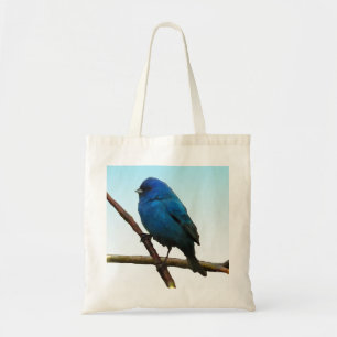 Indigo Bunting Tote Bag