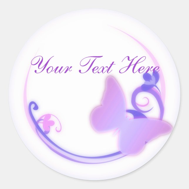 Indigo Butterfly Stickers (Front)