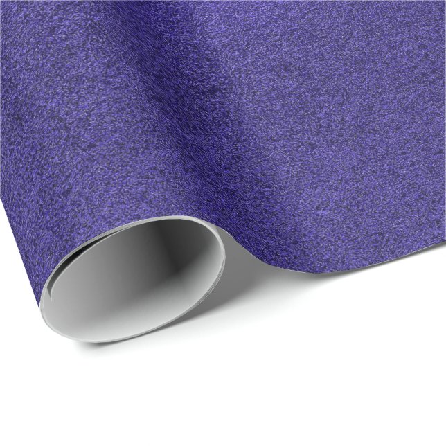 Indigo Cobalt Blue  Deep Navy Monochromatic Cement Wrapping Paper (Roll Corner)