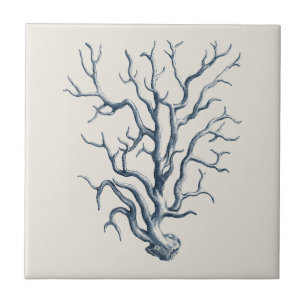 Indigo Coral Tile