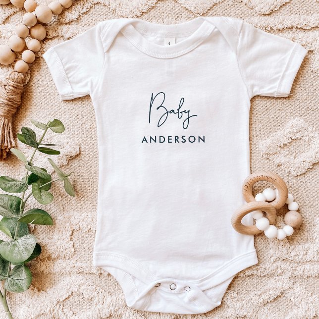 Indigo Custom Baby Name Baby Bodysuit (Creator Uploaded)