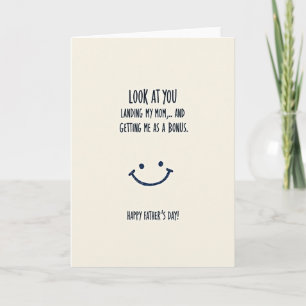 Indigo Dad Bonus Message Card