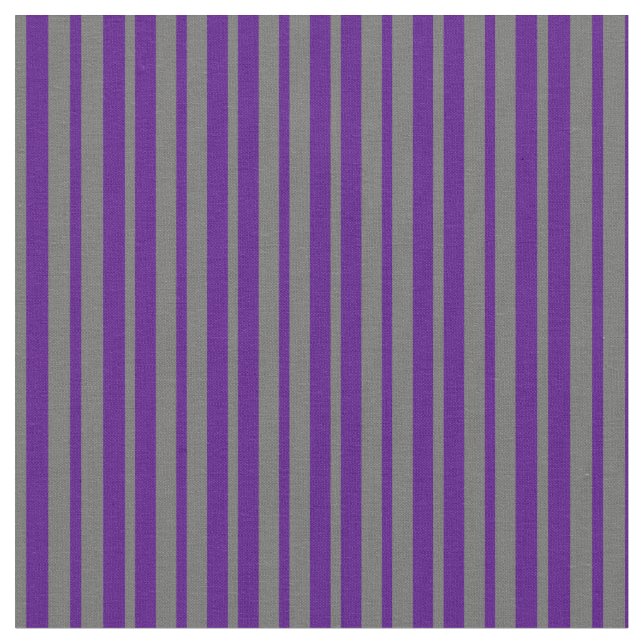 Indigo & Dim Grey Lines Pattern Fabric (Close Up)
