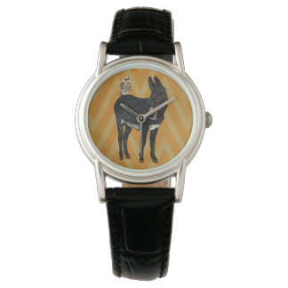 INDIGO DONKEY & OWL Watch