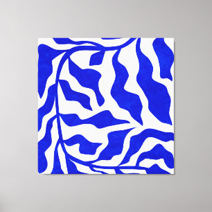 Indigo Elegance Canvas Print