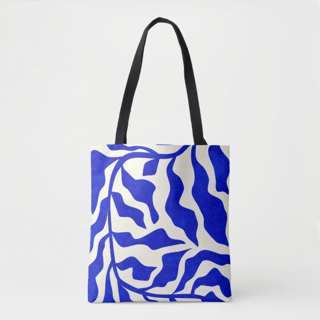 Indigo Elegance Tote Bag (Front)