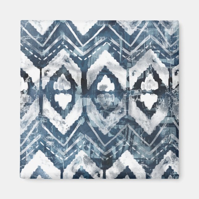 Indigo Extraction - Geometric Magnet (Front)