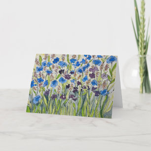 Indigo Field 7x5 Note Card