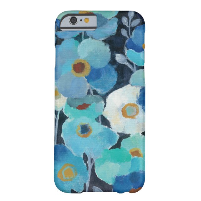 Indigo Flowers Case-Mate iPhone Case (Back)
