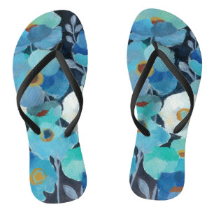Indigo Flowers Jandals