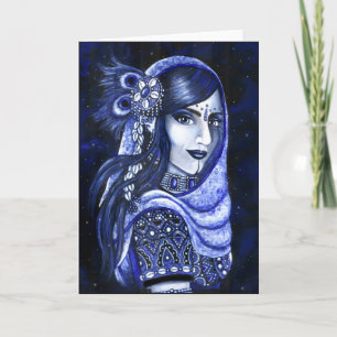 Indigo Greeting Card
