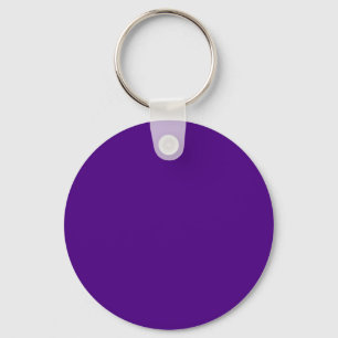Indigo hex code 4B0082 Key Ring