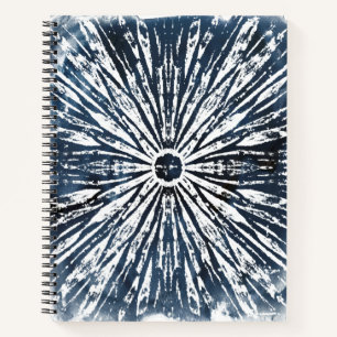 Indigo Ink Radial Motif Notebook