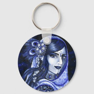 Indigo Key Ring