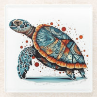 Indigo Mosaic Sea Turtle