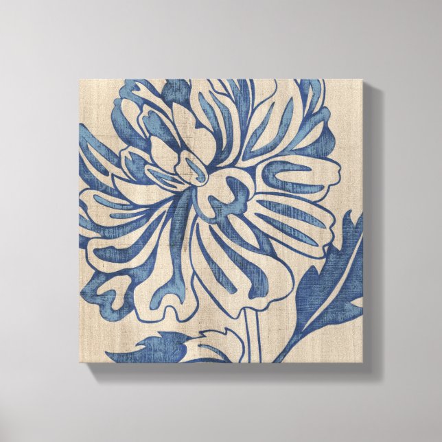 Indigo Mum Canvas Print (Front)