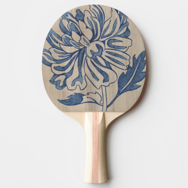 Indigo Mum Ping Pong Paddle (Front)
