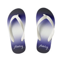 Indigo ocean blue and white customisable with name