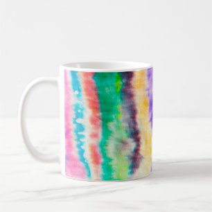 Indigo Old Dirty Wall. Dye Bohemian. Yellow Splash Coffee Mug